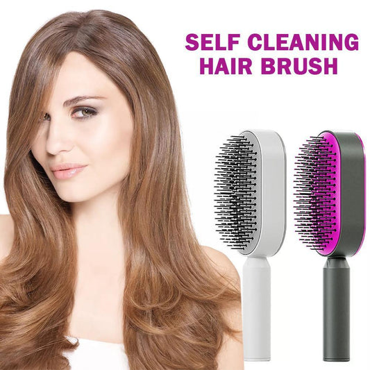 Women's 3D Self-Cleaning Scalp Massage Comb Anti Hair Loss Comb