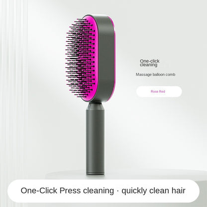 Women's 3D Self-Cleaning Scalp Massage Comb Anti Hair Loss Comb